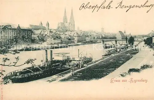 AK / Ansichtskarte Regensburg Panorama Regensburg