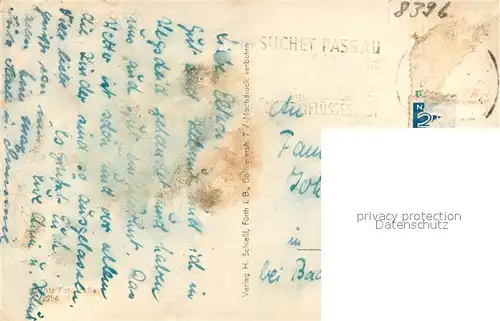 AK / Ansichtskarte Wegscheid_Niederbayern Panorama Wegscheid Niederbayern