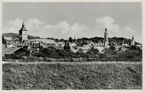 AK / Ansichtskarte Deggendorf_Donau Teilansicht Deggendorf Donau