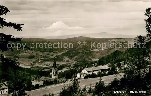 AK / Ansichtskarte Langfurt Panorama Gasthof Metzgerei Ranzinger Langfurt