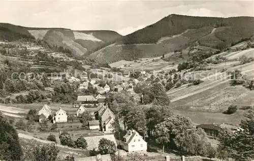 AK / Ansichtskarte Oberschoenau_Thueringen Panorama Oberschoenau Thueringen