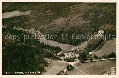 AK / Ansichtskarte Brotterode Hotel Grenzwiese Haus am Reitstein Fliegeraufnahme Brotterode