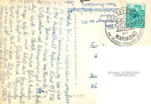 AK / Ansichtskarte Berlin Stalinallee bei Nacht Teilansichten Berlin