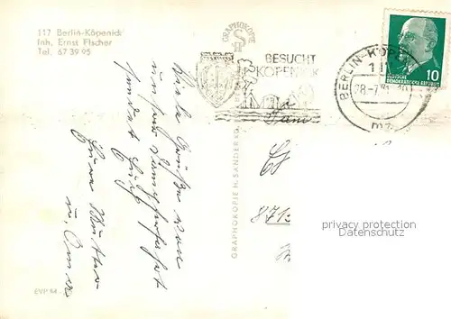 AK / Ansichtskarte Berlin Koepenick Gaststaette Schmetterlingshorst Gartenwirtschaft Ausflugsdampfer Berlin Koepenick