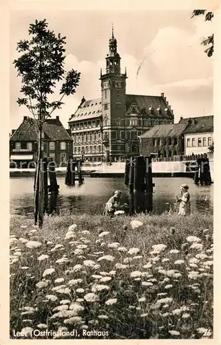 AK / Ansichtskarte Leer_Ostfriesland Rathaus Leer_Ostfriesland