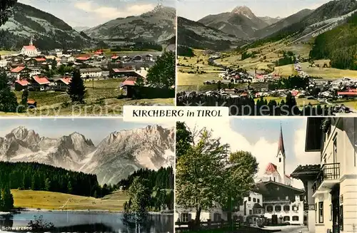 AK / Ansichtskarte Kirchberg_Tirol Panoramen Kirche Kirchberg Tirol