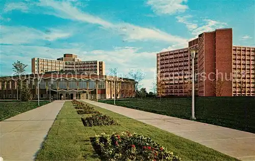 AK / Ansichtskarte Edmonton_Alberta Modern Students Residence University Alberta Campus Lister Hall Edmonton Alberta