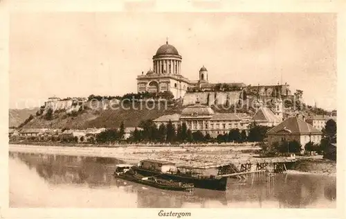 AK / Ansichtskarte Esztergom Schloss Esztergom