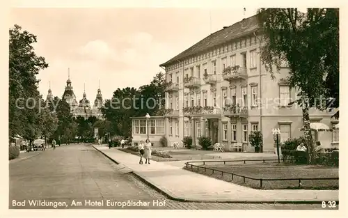 AK / Ansichtskarte Bad_Wildungen Hotel Europaeischer Hof Bad_Wildungen