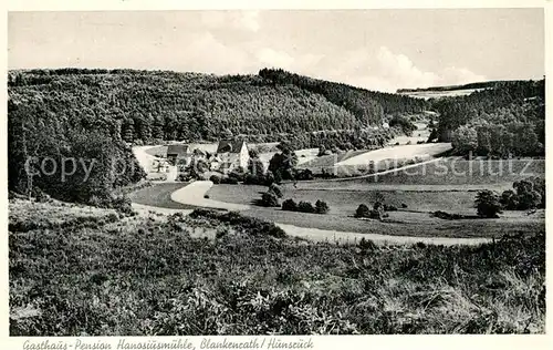 AK / Ansichtskarte Blankenrath Gasthaus Pension Hanosiusmuehle Blankenrath