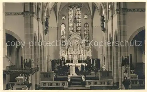 AK / Ansichtskarte Muelheim_Ruhr Kirche Altarraum Muelheim Ruhr