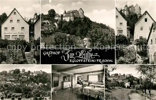 AK / Ansichtskarte Egloffstein Gasthof Zur Linde Egloffstein
