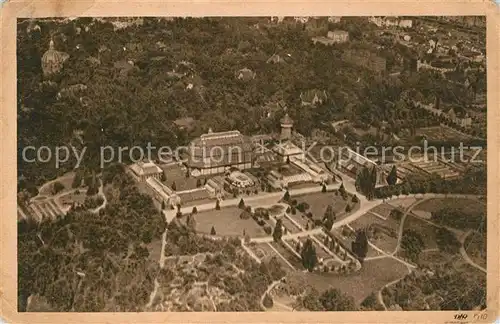 AK / Ansichtskarte Dahlem_Berlin Fliegeraufnahme Botanischer Garten Schauhaeuser Dahlem_Berlin