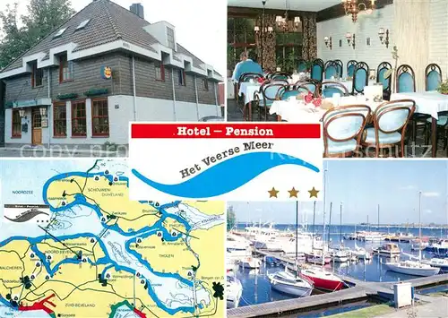 AK / Ansichtskarte Kortgene Hotel Het Veerse Meer Hafen  Kortgene