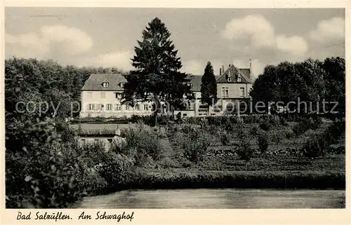 AK / Ansichtskarte Bad_Salzuflen Partie am Schwaghof Bad_Salzuflen