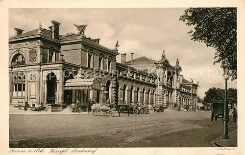 AK / Ansichtskarte Bonn_Rhein Hauptbahnhof Bonn_Rhein