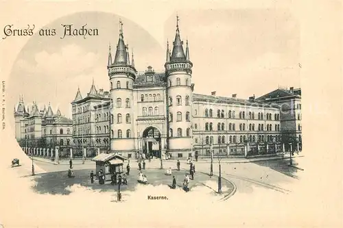 AK / Ansichtskarte Aachen Kaserne Aachen