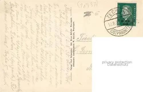 AK / Ansichtskarte Zechlin_Flecken Uferpartie am Wummsee Zechlin_Flecken