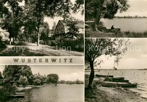 AK / Ansichtskarte Wusterwitz_Brandenburg Ortsansichten Uferpartie Wusterwitzer See Wusterwitz_Brandenburg
