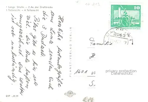 AK / Ansichtskarte Malchow Lange Strasse Drehbruecke Blick ueber den See Kloster Kirche Malchow