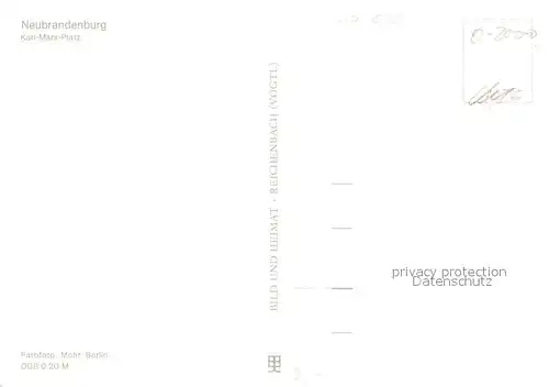 AK / Ansichtskarte Neubrandenburg Karl Marx Platz Hochhaus Neubrandenburg
