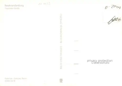 AK / Ansichtskarte Neubrandenburg Treptower Strasse Neubrandenburg