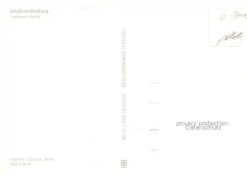 AK / Ansichtskarte Neubrandenburg Treptower Strasse Neubrandenburg