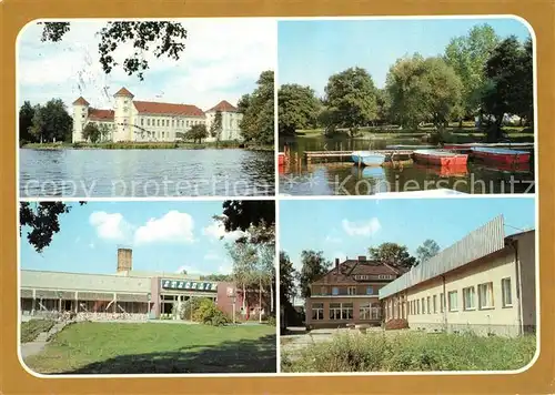 AK / Ansichtskarte Rheinsberg Schloss Sanatorium Himmelpfort Bootshafen Stolpsee Neuglobsow Seilershof FDGB Erholungsheime Rheinsberg