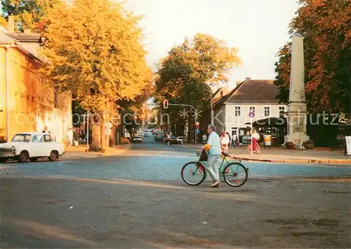 AK / Ansichtskarte Rheinsberg Marktplatz Denkmal Rheinsberg