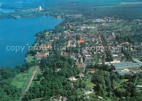 AK / Ansichtskarte Rheinsberg Schloss Schlossgarten Grienericksee Fliegeraufnahme Rheinsberg