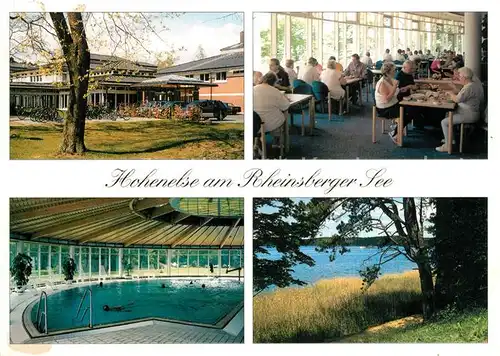 AK / Ansichtskarte Rheinsberg LVA Brandenburg REHA Klinik Hallenbad Rheinsberger See Rheinsberg