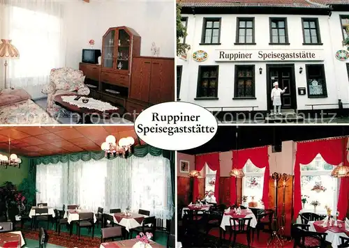 AK / Ansichtskarte Neuruppin Ruppiner Speisegaststaette Restaurant Neuruppin