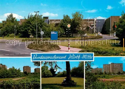 AK / Ansichtskarte Huerth_Rheinland Bundessprachenamt Parkanlagen Huerth_Rheinland