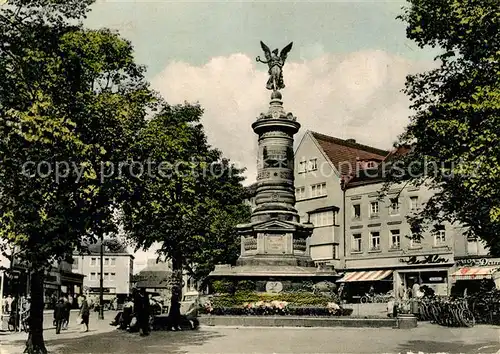 AK / Ansichtskarte Siegburg Kriegerdenkmal am Markt Siegburg