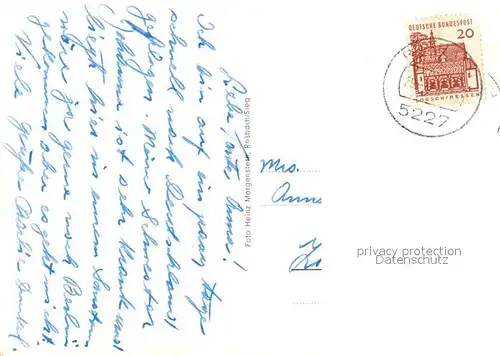 AK / Ansichtskarte Rosbach_Sieg Schwimmbad Campingplatz Uferpartie am Fluss Wappen Rosbach Sieg