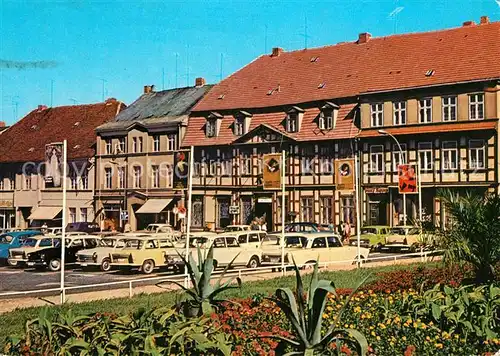 AK / Ansichtskarte Waren_Mueritz Markt Waren Mueritz