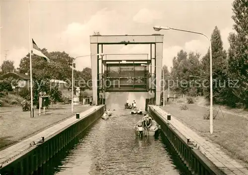 AK / Ansichtskarte Mirow Schleuse Mirow