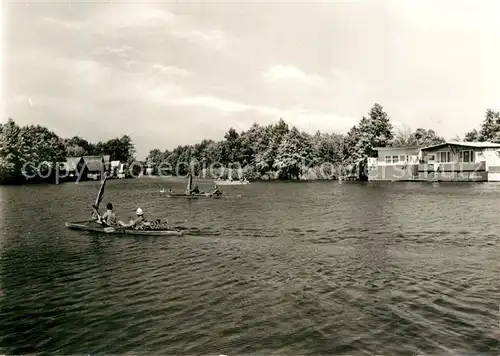 AK / Ansichtskarte Mirow Kanal Kajak Mecklenburgische Seenplatte Mirow