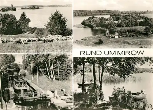 AK / Ansichtskarte Mirow und Umgebung Kanal Mirower See Mecklenburgische Seenplatte Mirow
