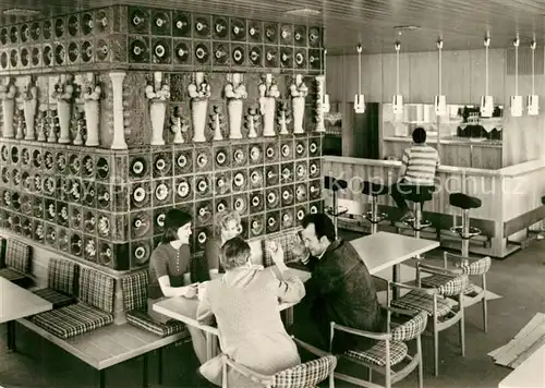 AK / Ansichtskarte Klink_Waren FDGB Urlaubersiedlung Voelkerfreundschaft Dachcafe Klink Waren