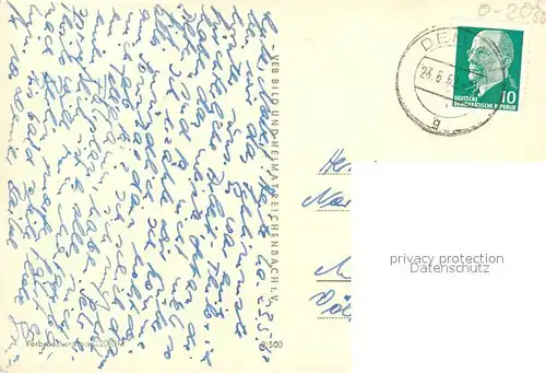 AK / Ansichtskarte Demmin_Mecklenburg_Vorpommern Zugbruecke Ernst Thaelmann Strasse Krankenhaus Karl Marx Platz Clara Zetkin Strasse Fischerhaeuser Bahnhof Luisentor Demmin_Mecklenburg