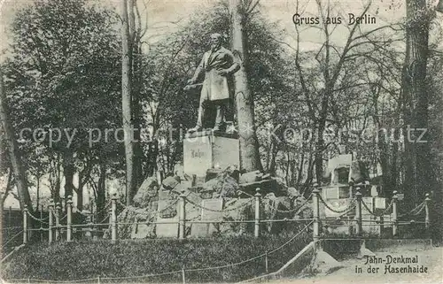 AK / Ansichtskarte Berlin Jahn Denkmal in der Hasenheide Berlin