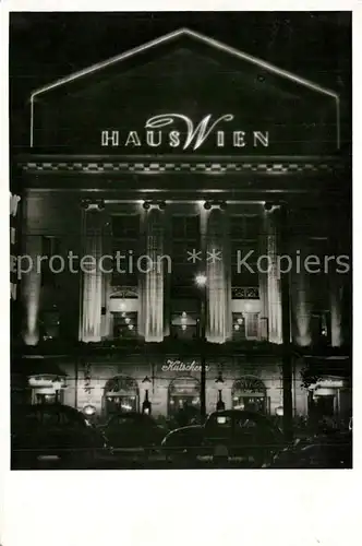 AK / Ansichtskarte Berlin Haus Wien Kutschera Restaurant Berlin