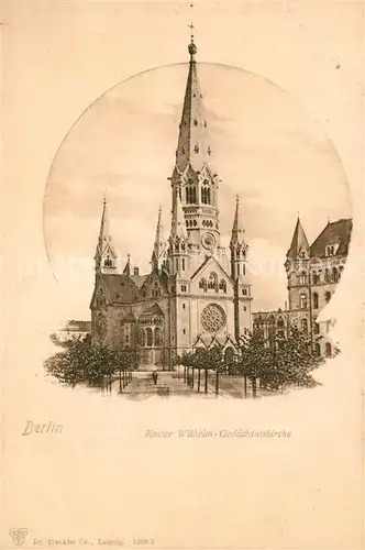 AK / Ansichtskarte Berlin Kaiser Wilhelm Ged?chtniskirche Berlin