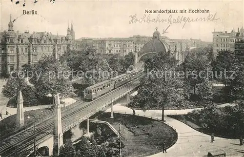 AK / Ansichtskarte Berlin Nollendorfplatz mit Hochbahn Berlin