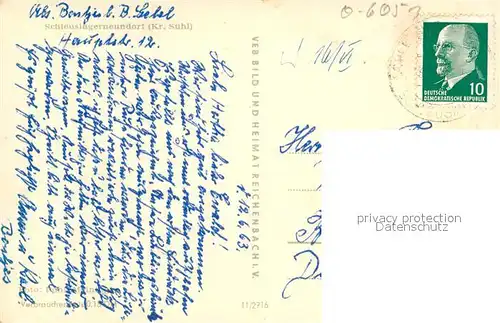 AK / Ansichtskarte Schleusingerneundorf  Schleusingerneundorf