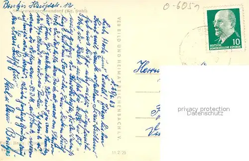 AK / Ansichtskarte Schleusingerneundorf  Schleusingerneundorf