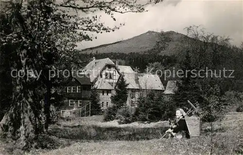 AK / Ansichtskarte Zella Mehlis Waldhaus mit Ruppberg Zella Mehlis