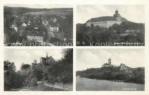 AK / Ansichtskarte Leissling Schlo? Augustusburg Sch?nburg Schlo? Goseck Leissling