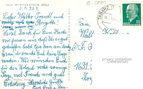 AK / Ansichtskarte Winterstein_Emsetal  Winterstein_Emsetal